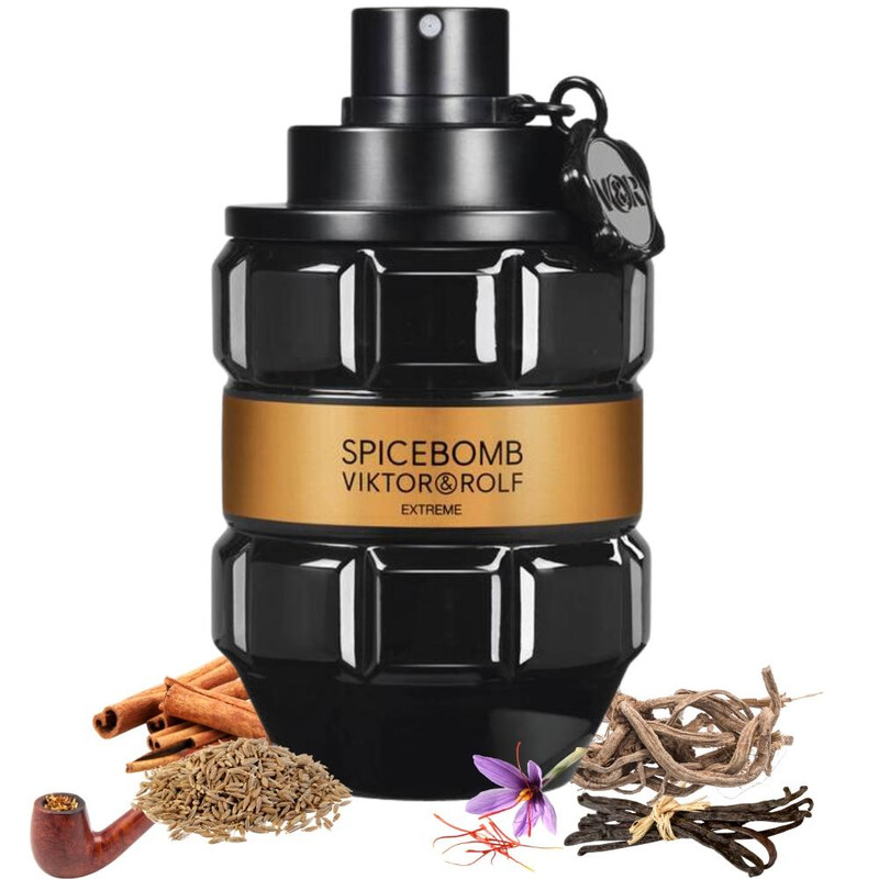 محصول نمونه تستی ادو پرفیوم مردانه ویکتور اند رالف مدل Spicebomb Extreme حجم 90 میلی لیتر
